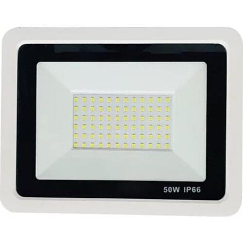 White shell spotlight 10W 20W 30W 50W 100W LED flood light garden lamp Gate Path spot light reflector exterior outdoor lighting
