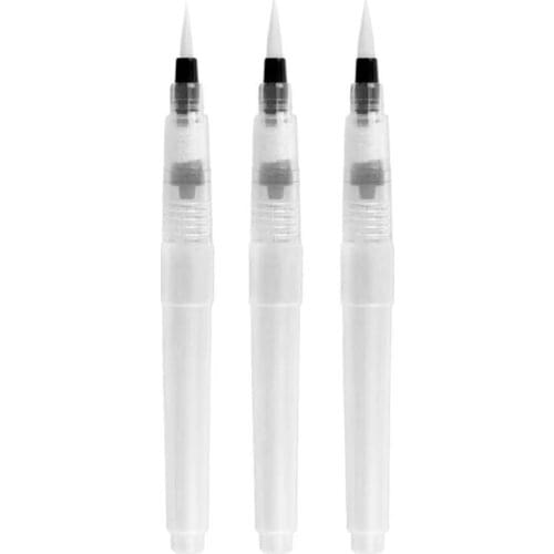 1/3PCS Coloring Water Pen for Watercolor Cake Decorating Tools Water Brush Painting Pen Fondant Cake Pen Decor Sugarcraft DIY