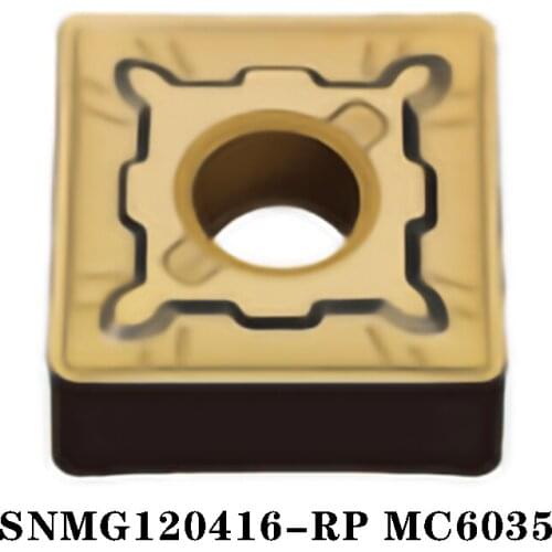 100% Original SNMG SNMG120416 RP MC6035 12mm 10pcs Carbide Insert CNC lathe Insertion Imported From Japan Efficient And Durable