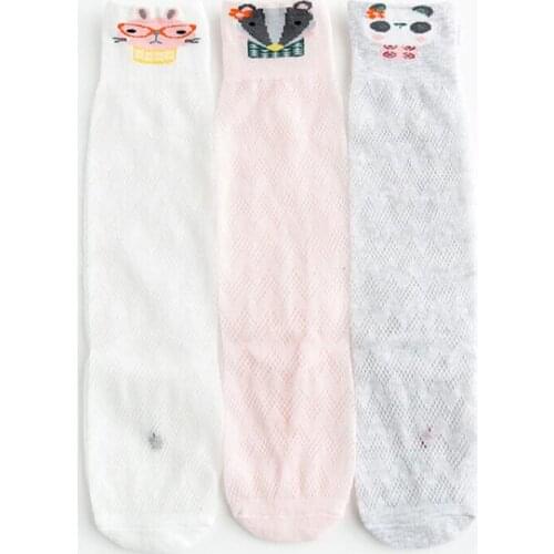 3Pair Cute Giraffe Baby Sock Non Slip With Grips Cotton Long Socks For Infant Girls Boys Newborn Knee High Socks 2021