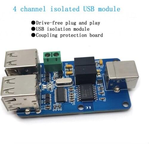 4 channel USB isolator USB HUB isolation module coupling protection board ADUM3160