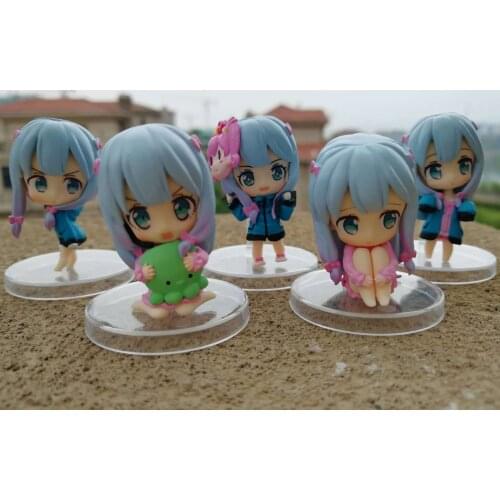 5pcs/set Japan Anime Eromanga Sensei Izumi Sagiri Cute Mini Action PVC Action Figure Figurine Toy Model Statue New No Box