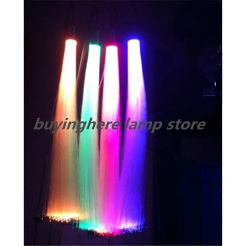 5pcs RGB led G4 12v Optical fiber colorful red green blue yellow pink 12v G4 rgb Optical fiber light guide light