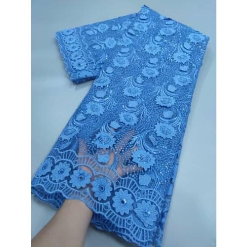 African Lace Fabric With Sequins Nigerian Tulle Net Lace French Mesh Lace Fabric 2021 Newest Style For Wedding Dress 5Yards