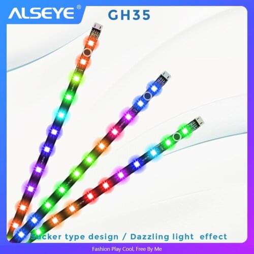 ALSEYE RGB Strips 35cm ARGB 60cm Cable compatible with Ausu Gigabyte Mis Motherboard RGB Control 5v 3pin