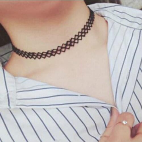 Chain personality clavicle chain fashion jewelry bohemian necklace chic chain hollow mesh female elegant necklace