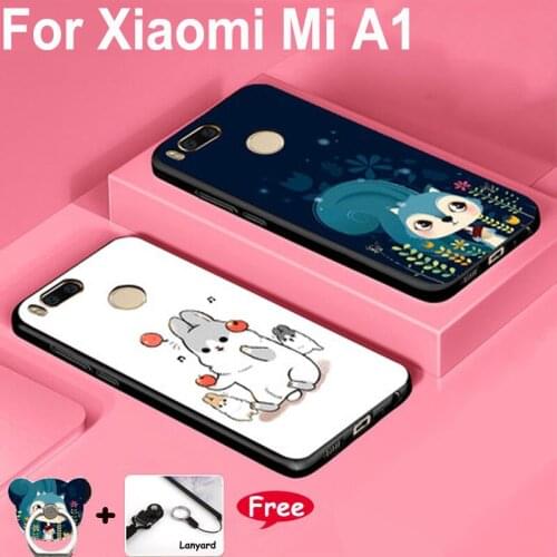 Phone Cases For Xiaomi Mi A1 Cases soft Silicone Cover bag funda 5.5'' For Xiaomi Mi A 1 bag case xiaomia1 phone cases shell