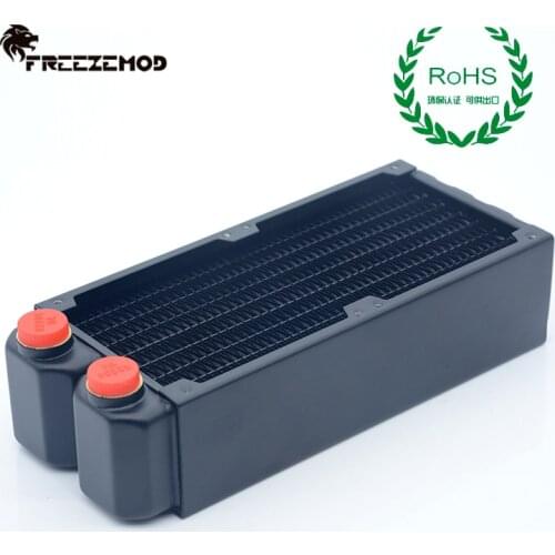 FREEZEMOD computer water cooler 45mm double-layer copper radiator 80 fan bits. TSRP-H160