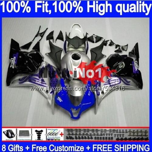 Injection For HONDA CBR600RR CBR 600 RR CC 600RR 600CC 44MC.130 CBR600 RR 2009 2010 2011 2012 F5 09 10 11 12 Fairing Blue silver