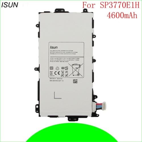 ISUN 5pcs/lot Li-ion Polymer Battery 4800mAh For Samsung Galaxy Note 8.0 GT N5100 N5110 N5120 SP3770E1H Batteries