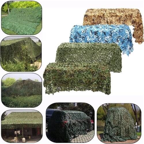 3X3M 3X4M 3X5M 3X10M enhanced camouflage net swimming pool beach pavilion garden awning camouflage canvas net 10 sizes