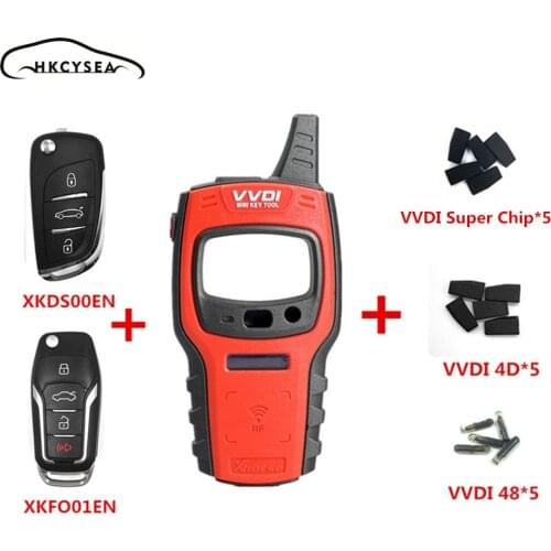 Xhorse VVDI Mini Key Tool Remote Key Programmer Support IOS and Android Free 96 bit 48 Copy With VVDI 48 4D Super Chip