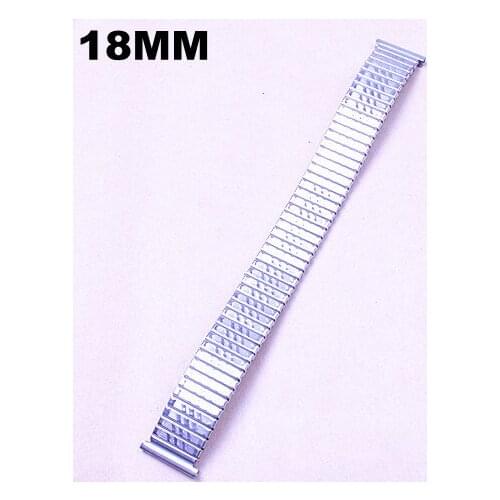 Wholesale 10pcs/lots High quality 18MM stainless steel Watch Bands elasticity watch strap -05136