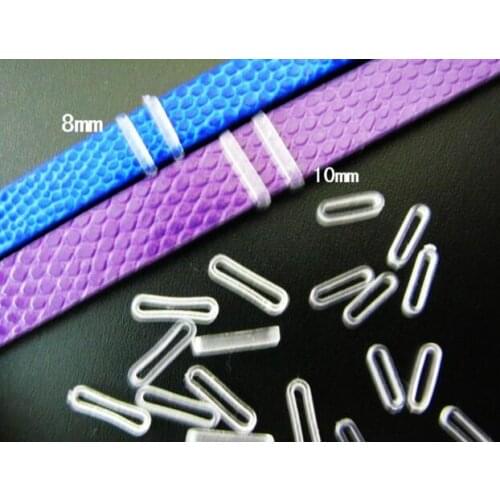 Wholesale 100pcs/lot (8mm , 10mm) rubber stopper , fit for diy leather wristband bracelet