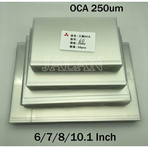250um OCA Glue Touch Screen Glass For Ip 6/7/7.9/8/9.7/10.1/12.9/15.6 Inch Oca Laminating Lcd Repair For Mitsubishi Oca Adhesive