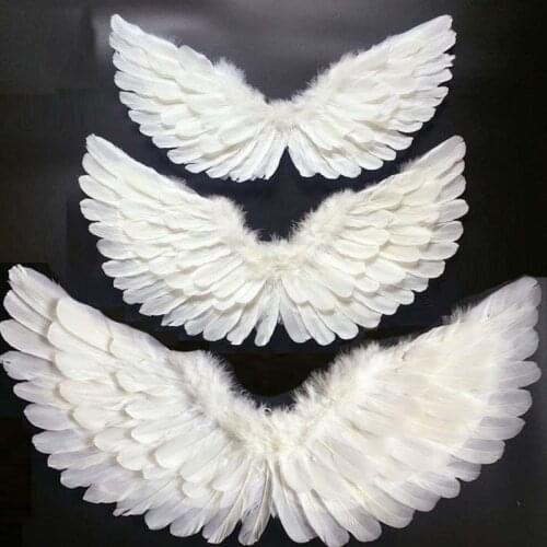 Feather Angel Wings Halo Magic Wands Stick Rod White Kids Childrens Adult Halloween Gift Christmas Cosplay Props Party Decor