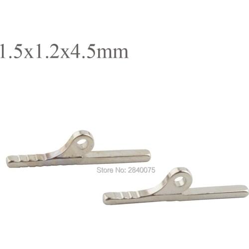 100pcs glasses hinge,hinges for eyeglass repairing universal hinges for eyeglasses 1.5x1.2x4.5mm