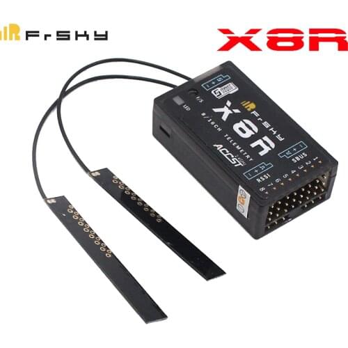 FrSky ACCST X8R 8/16ch receiver for XJT, Taranis X9D Plus, Horus X12S, X-lite Pro, X9DP 2019 SMARTPORT and SBUS