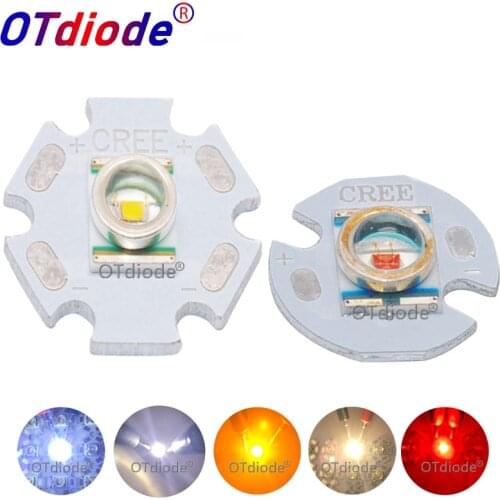 1-50PCS CREE 3W LED XRE xre Q5 Emitter Chip Light Cold Warm White Yellow Orange Red Diode for Flashlight parts Spot light