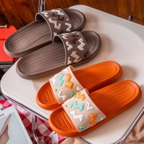 Slipper womens home fashion soft bottom home cartoon couple bathroom inside the eva slippers men womans shoes