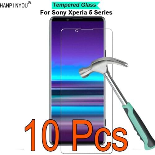 10 Pcs/Lot For Sony Xperia 5 Plus Xperia5 II 9H Hardness 2.5D Ultra-thin Toughened Tempered Glass Film Screen Protector Guard