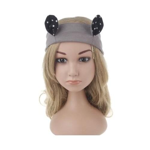 1PC Stylish Girls Cat Ears Headband Stretch Kids Hair band Cute Head Band Photo Prop Fashion Hair Accessories