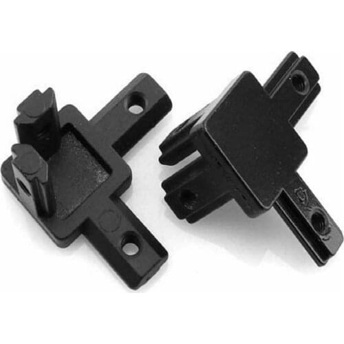 1pc Black 2020 Type 3-dimensional Bracket 2020 Concealed 3-way Corner Connector Eu Standard 20/30/40 Aluminum Profile Parts