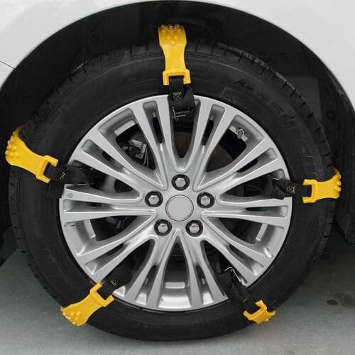 10pcs/set TPU Car Snow Chains Balance Design Anti-skid Chain For Ice Snow Mud Road Safe Driving car accessries