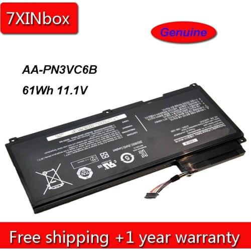 7XINbox 61Wh 11.1V Genuine AA-PN3VC6B Laptop Battery For Samsung NP-SF310 NP-SF410 NP-SF510 SF310 SF410 SF510 QX410 QX510 QX412