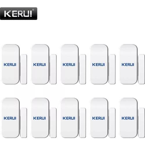 KERUI Wireless Door Magnetic Sensor Detector For Touch Keypad Panel GSM PSTN Home Security Burglar Voice Alarm System