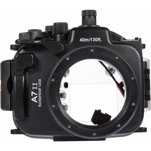 For Sony A7 II A7R II Underwater Swimming Diving Case Waterproof Camera Housing Case 40m 1560inch 130ft Depth