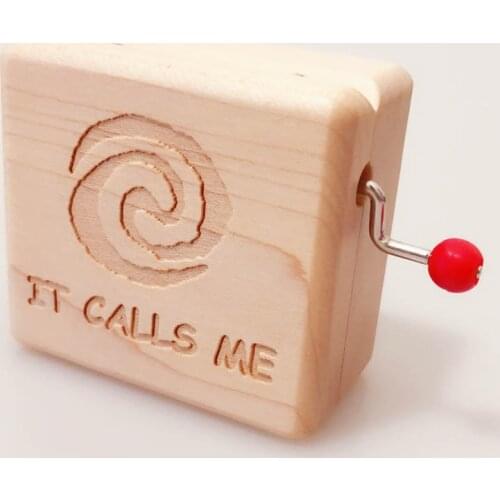 Handmade Wood music box it calls me moana music box birthday Christmas Valentines day lovers gifts special free shipping