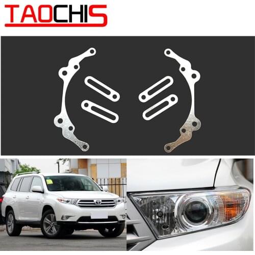 TAOCHIS Car Styling frame adapter Bracket Holder Transition for Toyota Prado Hella 3r 5 Bi xenon Projector lens