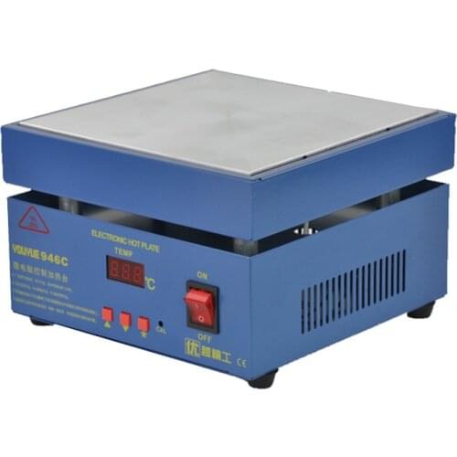 946C Electronic Hot Plate Preheat LCD Digital Display Preheating Station for PCB SMD heating phone LCD touch screen separate