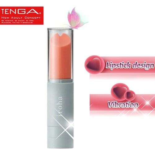 Tenga Iroha Lipstick Shape Design G Spot Vibrator Clitoris Stimulator Famale Masturbator Nipple Massager Soft Sex Toys For Women