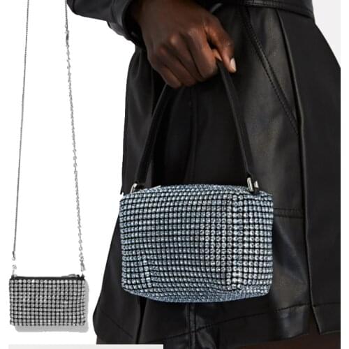 2021 HOT Diamond Hobo Bag Designer Luxury Handbag 2021 Fashion New High quality PU Leather Women Handbags Shoulder Messenger Bag