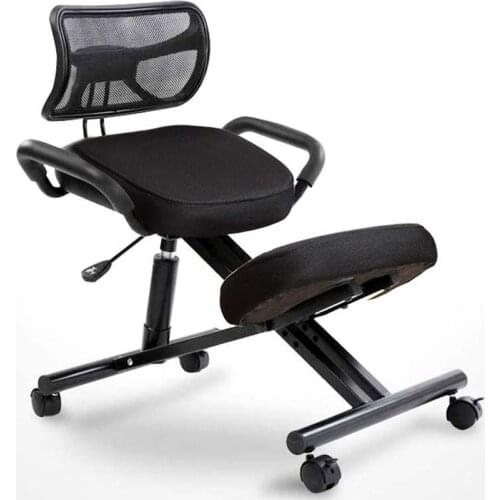 YDM-1457C Kneeling Ergonomic Computer Game Chair Household Office Chair With Backrest Bedroom Study Writing Chair With Armrest