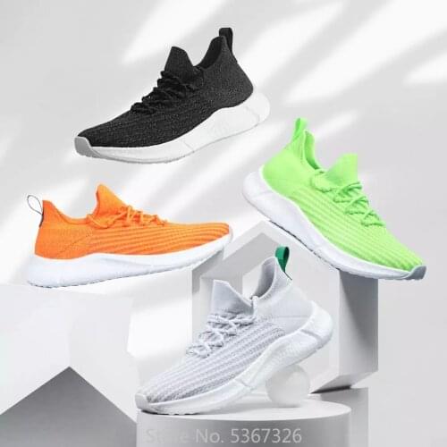 Xiaomi FREETIE Cloud Bomb Light Running Shoes Flying Knit Upper Antibacterial Breathable Sneaker Men Sport Fitness Jogging Shoes