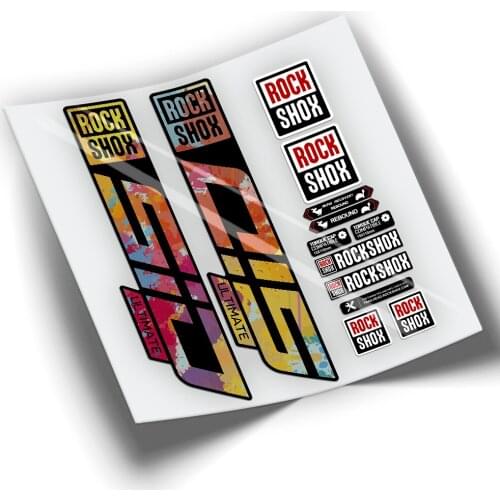 Pegatinas hairpin clip ROCKSHOX SID ULTIMATE 2021 WP340 STICKERS