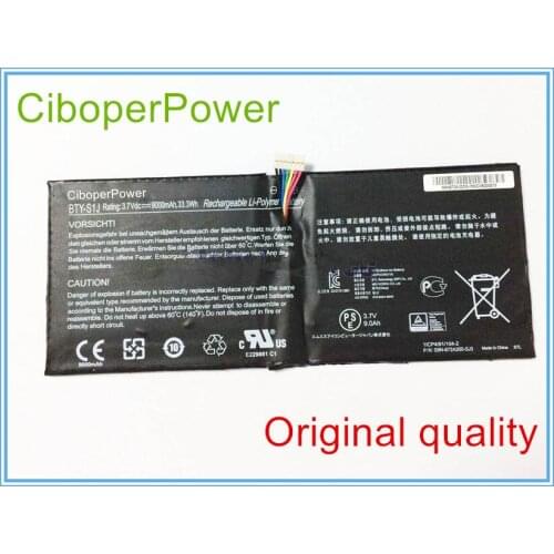 Original BTY-S1J Battery For W20 3M-013US 11.6-Inch Tablet 3.7V 9000mAh 33.3Wh