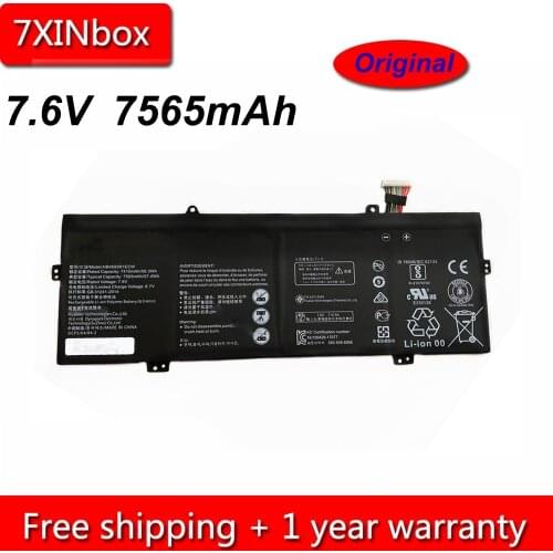 7XINBOX 7.6V Original HB4593R1ECW Laptop Battery For HUAWEI MagicBook(i5-8250U/8GB/256GB) 8550U Matebook X Pro Series 8250U