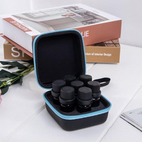 7 Compartments 5ML Essential Oil Bottles Storage Bag Perfume Essential Oil Case Portable Travel Carrying Organizer