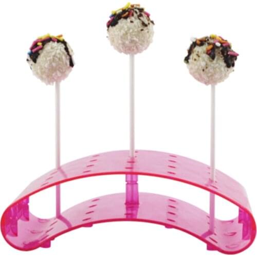 Practical Chocolate Lollipop Display Stand Eco-friendly Plastic Chocolate Bar Candy Cake Display Holder Kitchen Cupcake Rack