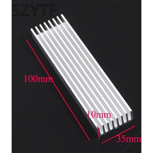 Heat sink 100 * 35 * 10MM (silver) quality radiator