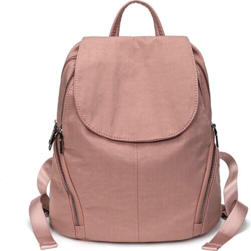 Luxury Backpack For Women Retro Genuine Leather Rubbing Color By Hand Cowhide Red Female Travel Bag New Female Backpacks C1760