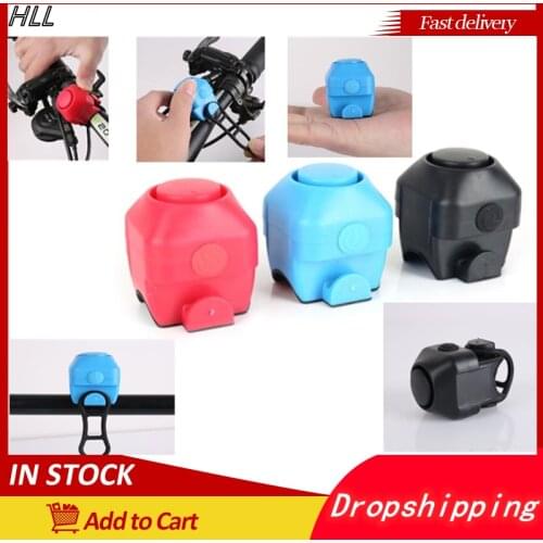 Bike Horns Handlebar Cycling Supplies Hot Bicycle Accessories Practical Alarm DIY Electronic Loud Bells Electronic Horn Button