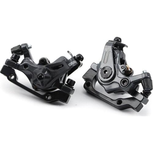 Bicycle Front Rear Disc Brake Caliper for XC MTB Mountain Bike Speed Clip Dual Piston Mechanical Disc Brake Set