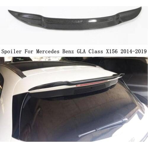 High Quality Real Carbon Fiber Wing Trunk Spoiler For Mercedes Benz GLA X156 GLA45 GLA200 GLA220 GLA250 GLA260 2014-2019