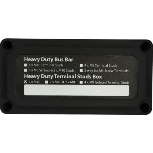 300A High-strength Busbar Terminal Plate with 4x8mm Power Connections