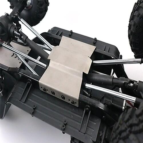 Stainless Steel Chassis Armor Protection Skid Plate for Redcat GEN8 RC Car Parts Front /Rear Guard Storage Panel Chassis Armor